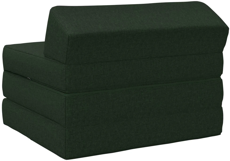 Sofa Sulankstomas Sofos Lova Tamsiai žalia 70 x 60 x 49 cm Audinys