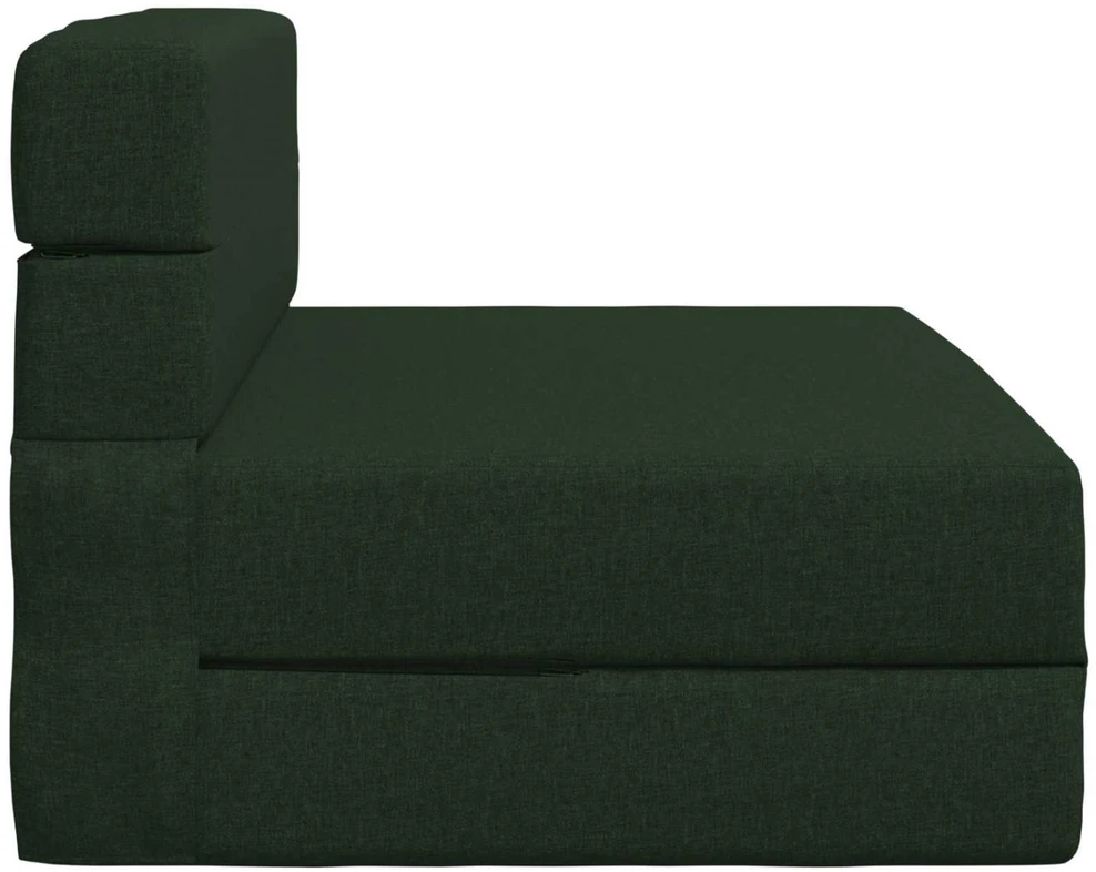Sofa Sulankstomas Sofos Lova Tamsiai žalia 70 x 72 x 60 cm Audinys