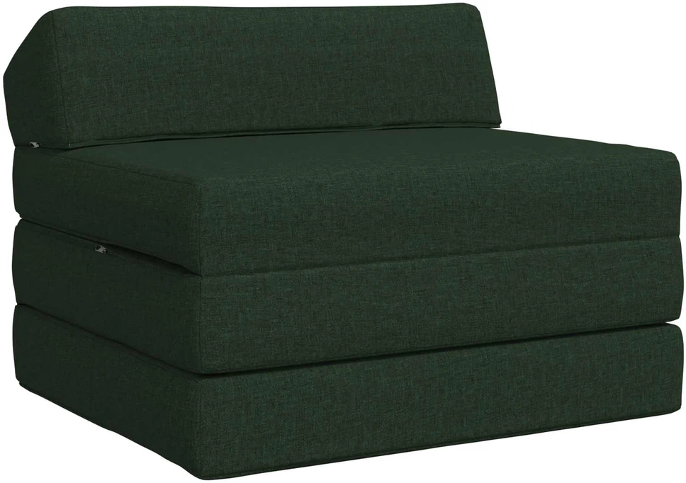 Sofa Sulankstomas Sofos Lova Tamsiai žalia 70 x 60 x 49 cm Audinys