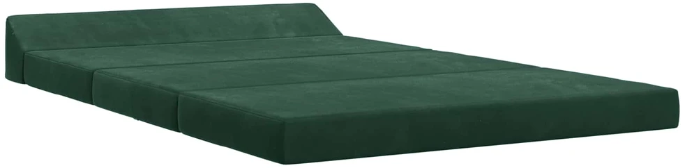 Sofa Sulankstomas Sofos Lova Tamsiai žalia 120 x 60 x 49 cm Audinys