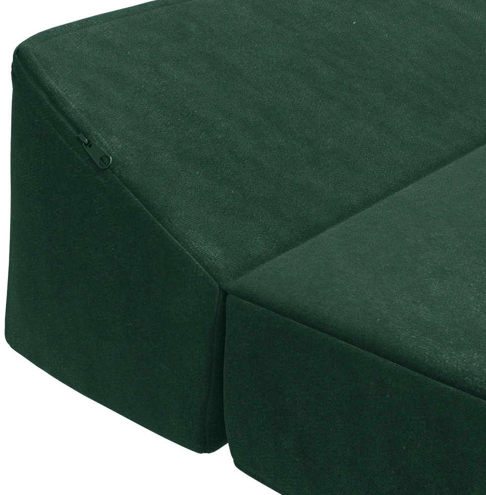 Sofa Sulankstomas Sofos Lova Tamsiai žalia 120 x 60 x 49 cm Audinys