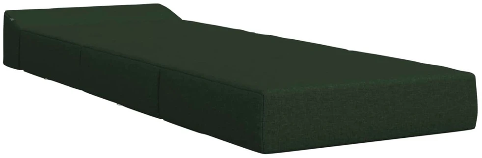 Sofa Sulankstomas Sofos Lova Tamsiai žalia 200 x 70 x 10 cm Audinys