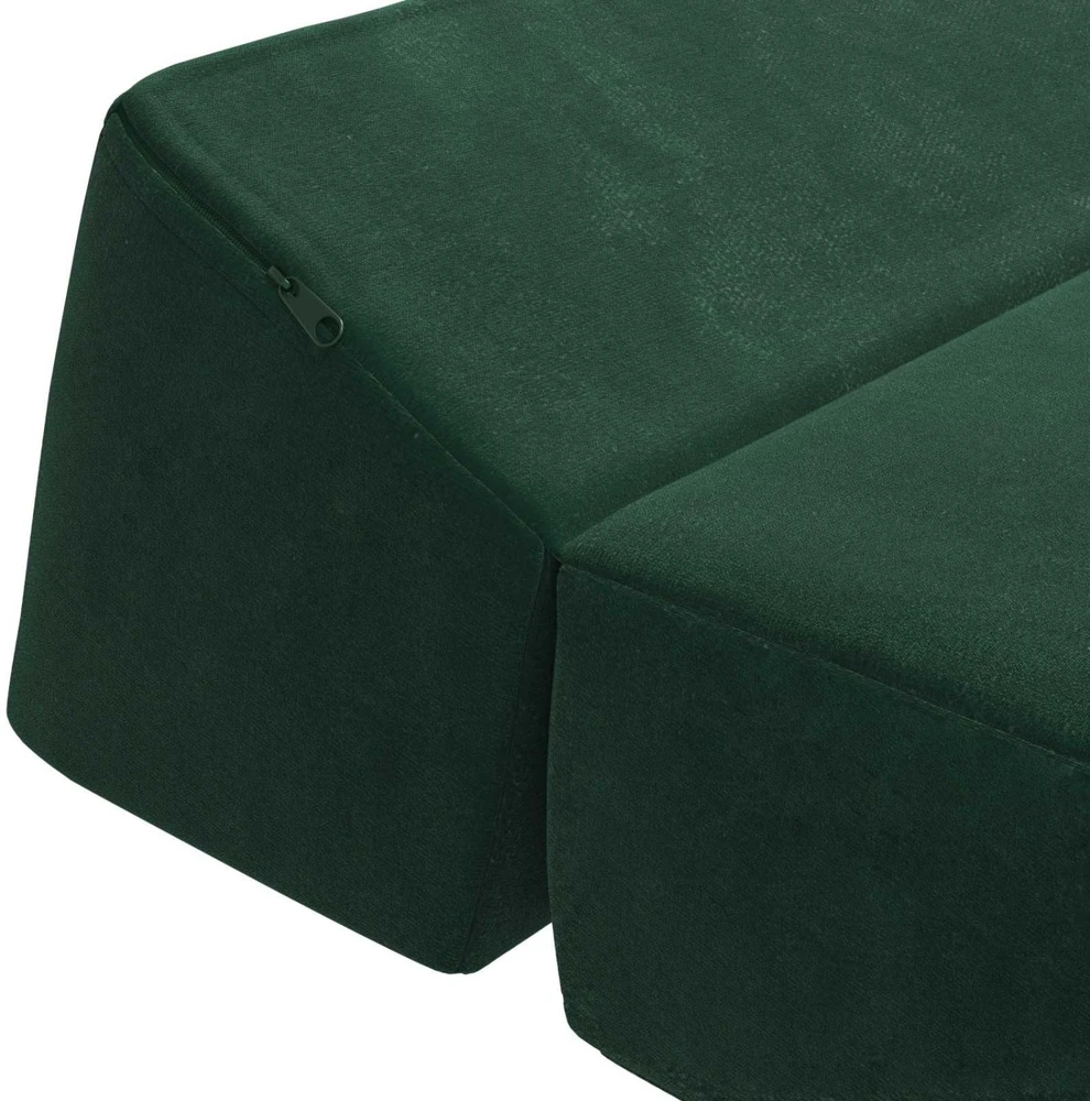 Sofa Sulankstomas Sofos Lova Tamsiai žalia 60 x 70 x 41 cm Audinys