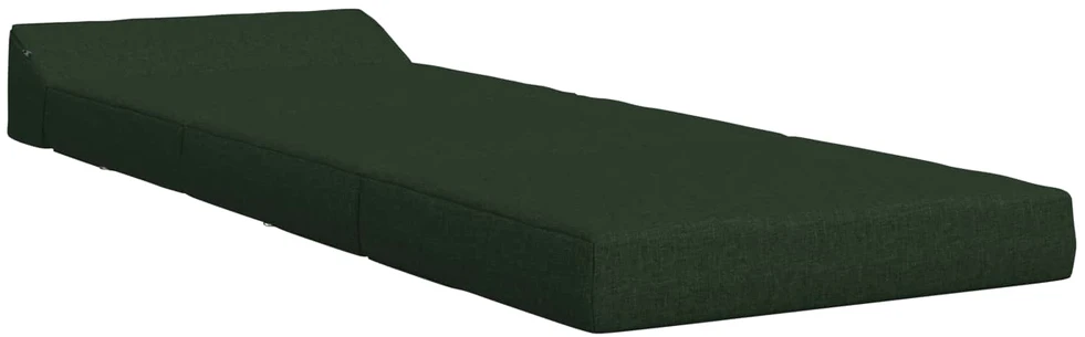 Sofa Sulankstomas Sofos Lova Tamsiai žalia 70 x 60 x 49 cm Audinys