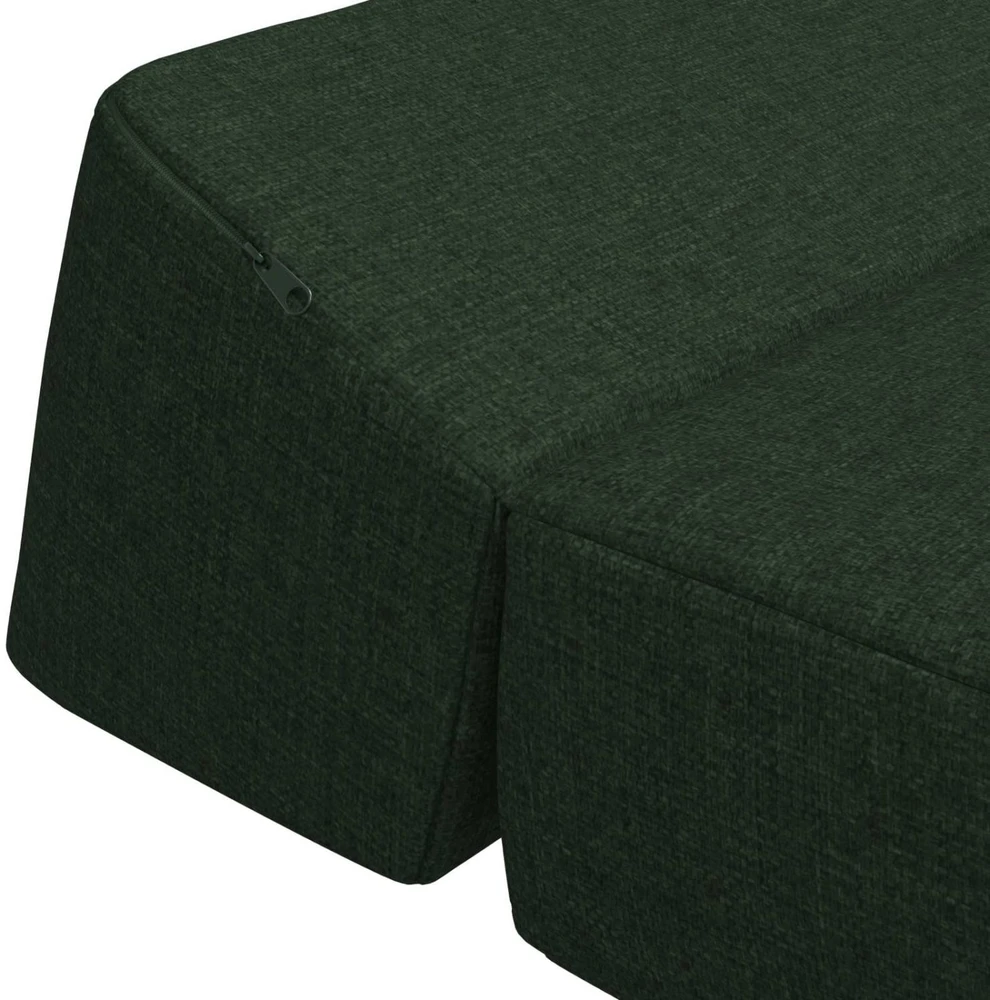 Sofa Sulankstomas Sofos Lova Tamsiai žalia 120 x 60 x 49 cm Audinys