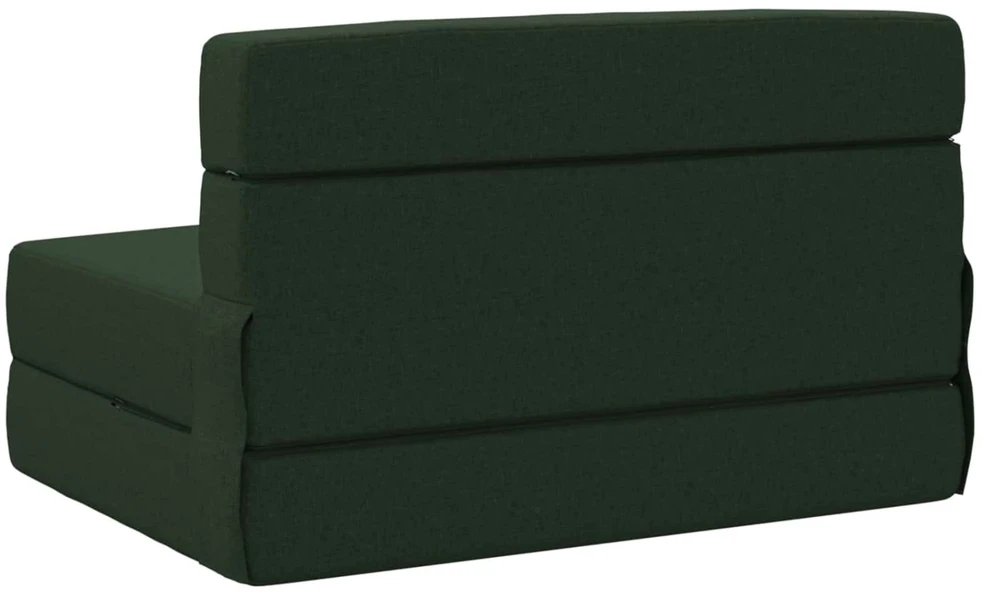 Sofa Sulankstomas Sofos Lova Tamsiai žalia 70 x 72 x 60 cm Audinys