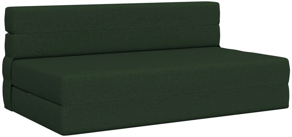 Sofa Sulankstomas Sofos Lova Tamsiai žalia 152 x 86,5 x 60 cm