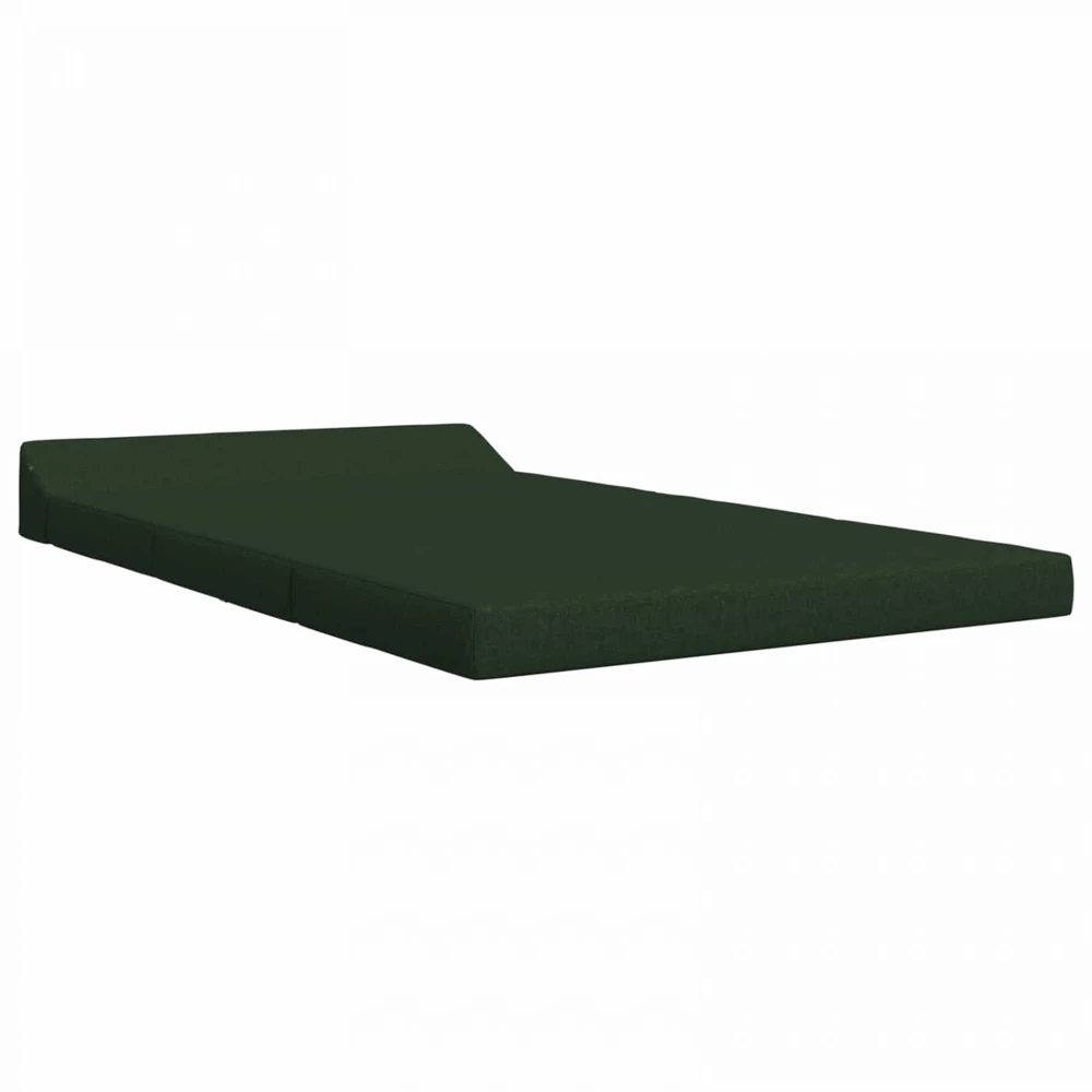 Sofa Sulankstomas Sofos Lova Tamsiai žalia 120 x 60 x 49 cm Audinys