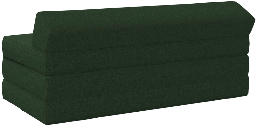 Sofa Sulankstomas Sofos Lova Tamsiai žalia 120 x 60 x 49 cm Audinys