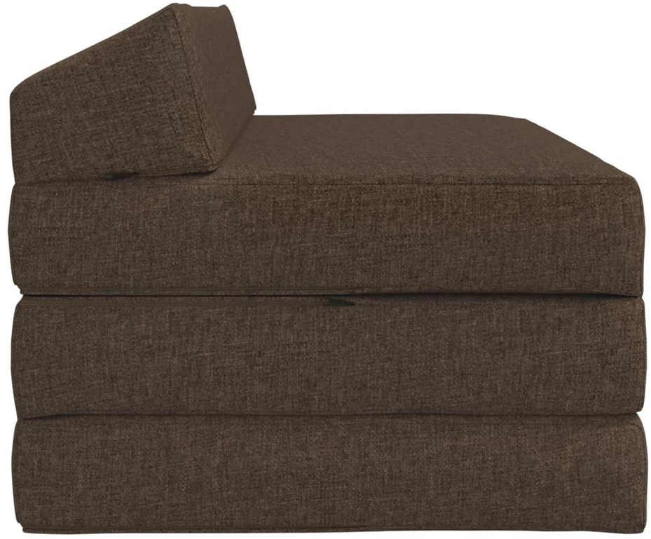Sofa Sulankstomas Sofos Lova Taupe 120 x 60 x 49 cm Audinys