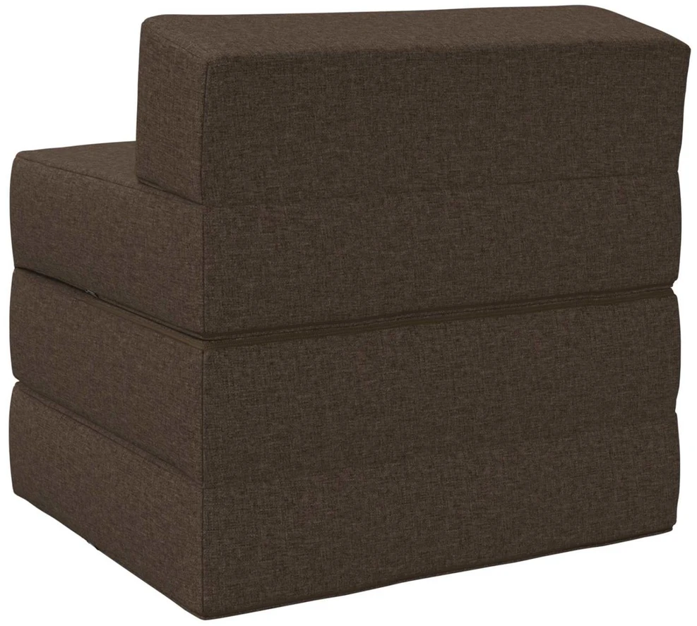 Sofa Sulankstomas Sofos Lova Taupe 200 x 70 x 15 cm Audinys