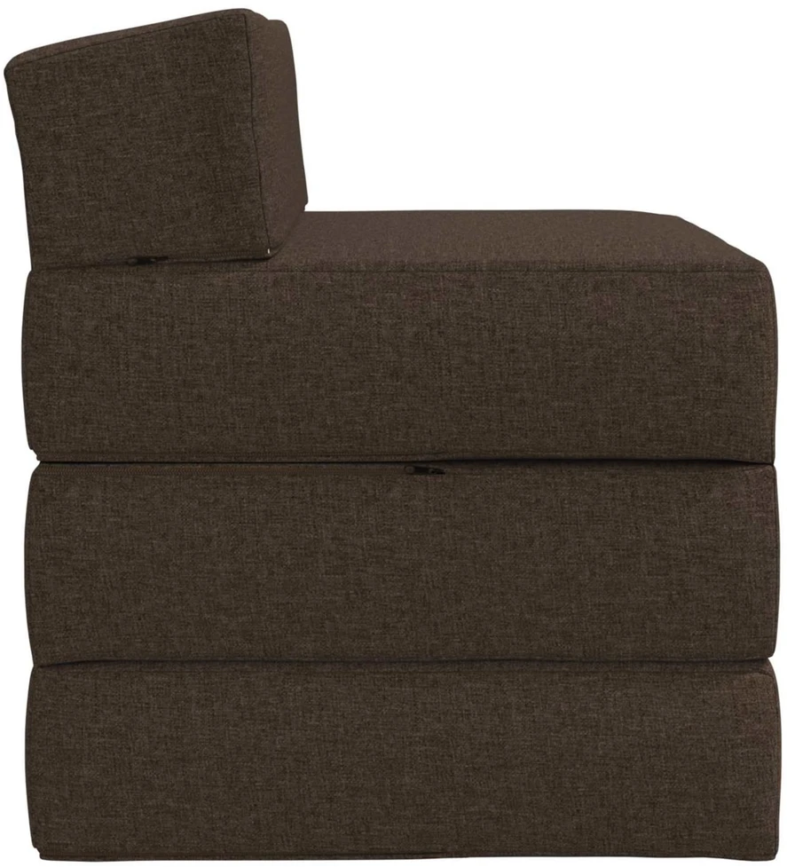 Sofa Sulankstomas Sofos Lova Taupe 200 x 70 x 15 cm Audinys
