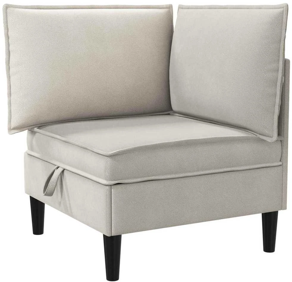 Sofa Svetainės baldų komplektas 3 vnt. Avižinė Audinys