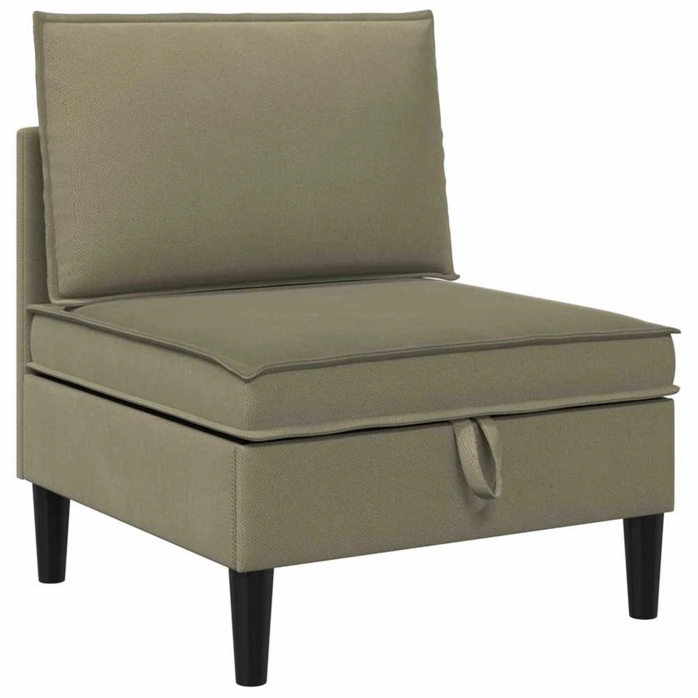 Sofa Svetainės baldų komplektas 3 vnt. Chaki Audinys