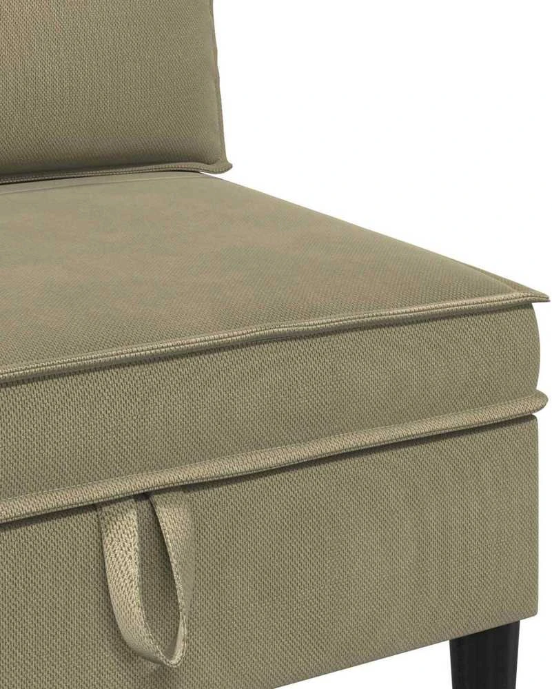 Sofa Svetainės baldų komplektas 3 vnt. Chaki Audinys