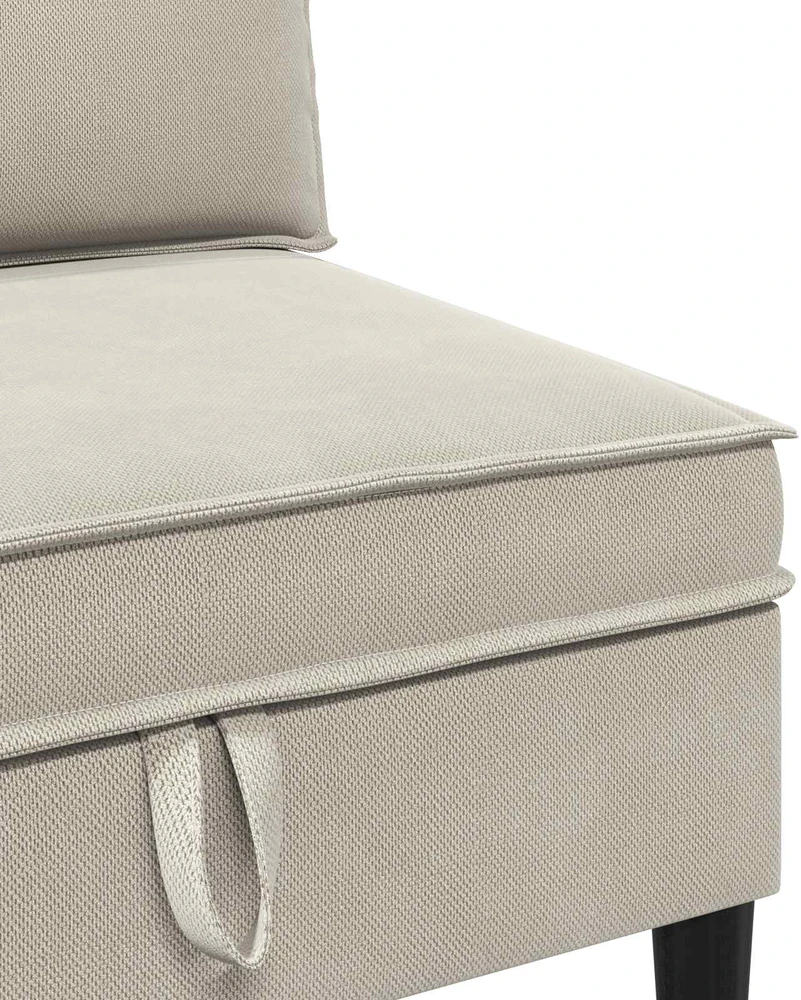 Sofa Svetainės baldų komplektas 3 vnt. Avižinė Audinys