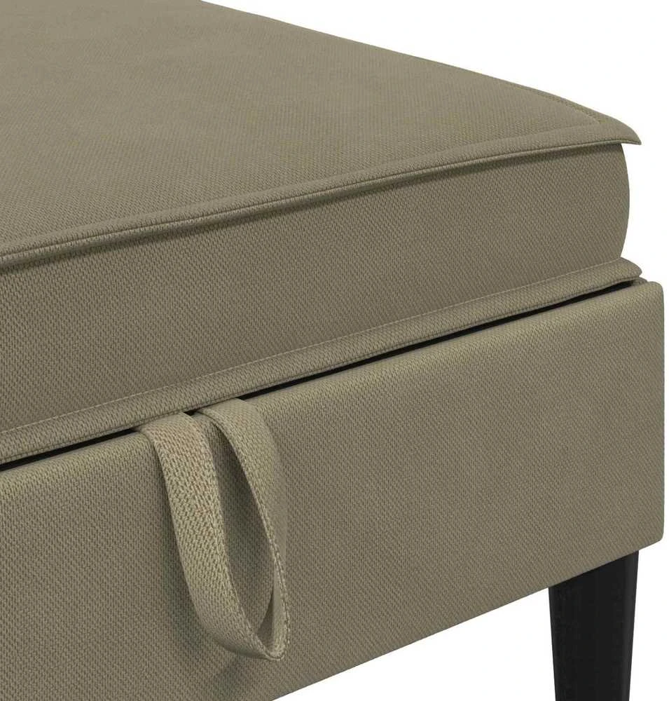 Sofa Svetainės baldų komplektas 5 vnt. Chaki Audinys