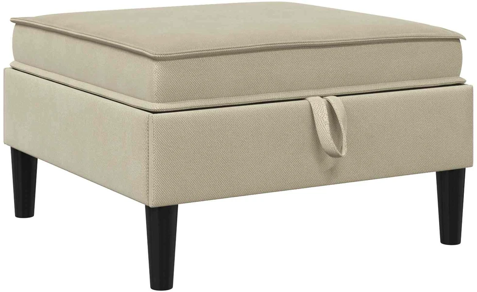 Sofa Svetainės baldų komplektas 5 vnt. Smėlio Audinys