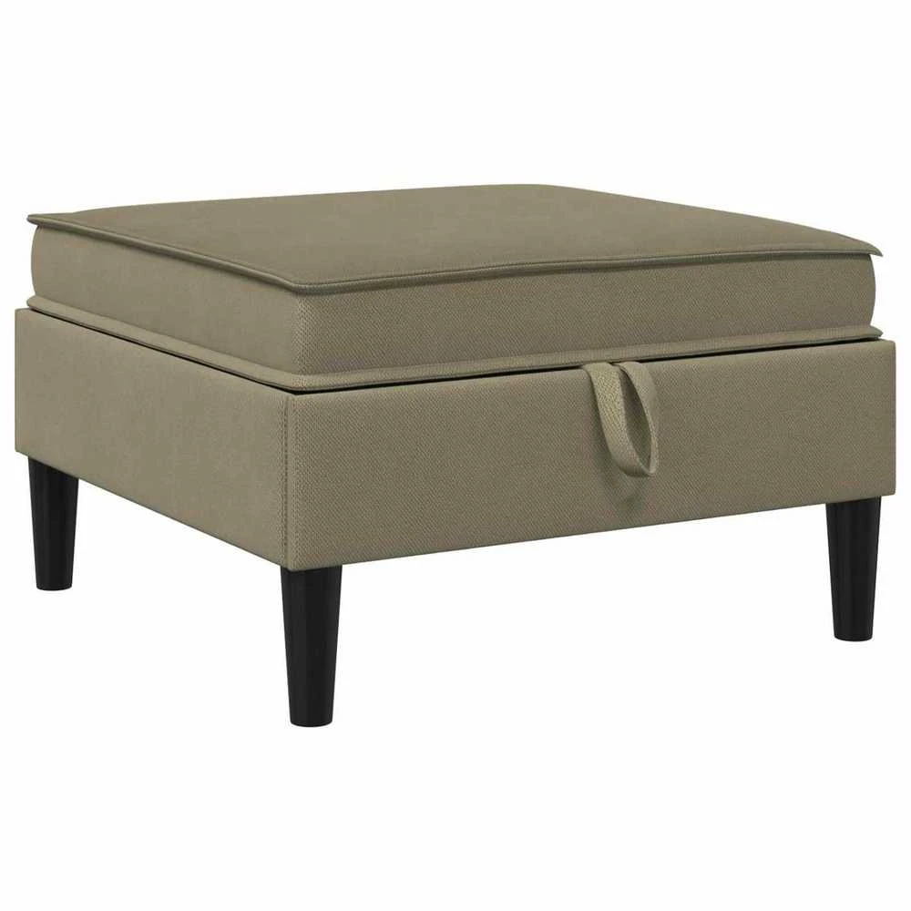 Sofa Svetainės baldų komplektas 6 vnt. Chaki Audinys