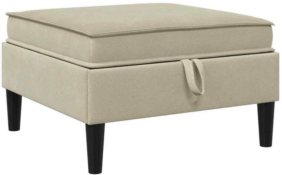 Sofa Svetainės baldų komplektas 6 vnt. Smėlio Audinys