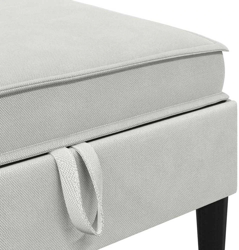 Sofa Svetainės baldų komplektas 6 vnt. Šviesiai pilka Audinys