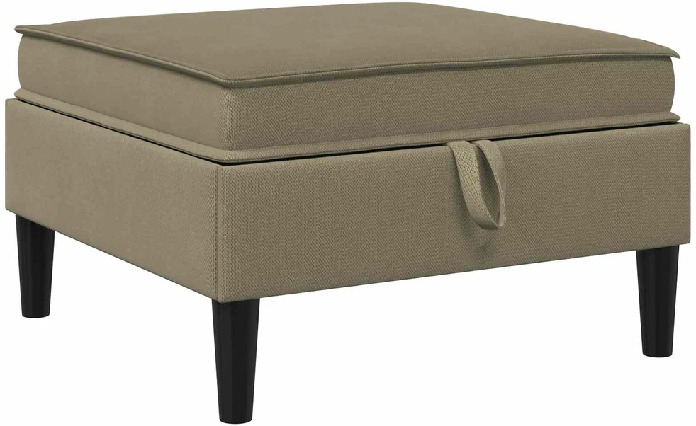 Sofa Svetainės baldų komplektas 6 vnt. Chaki Audinys