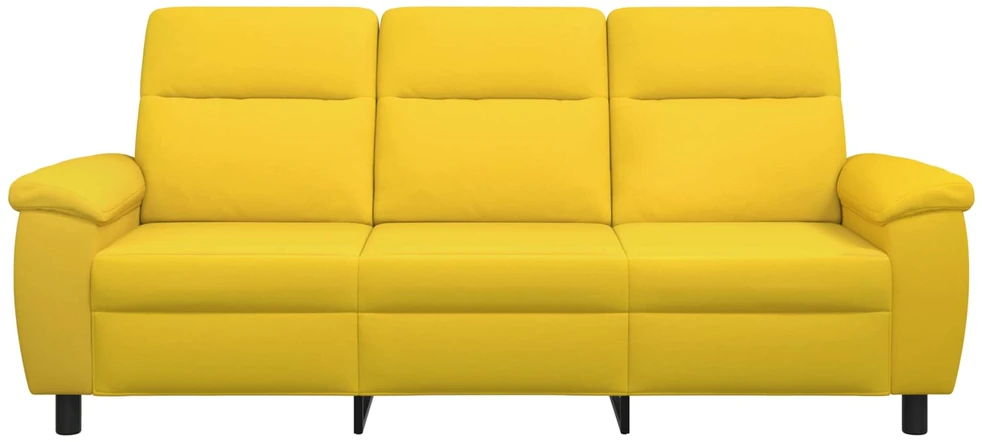 Sofa Šviesi geltona 214 x 90 x 95 cm Audinys