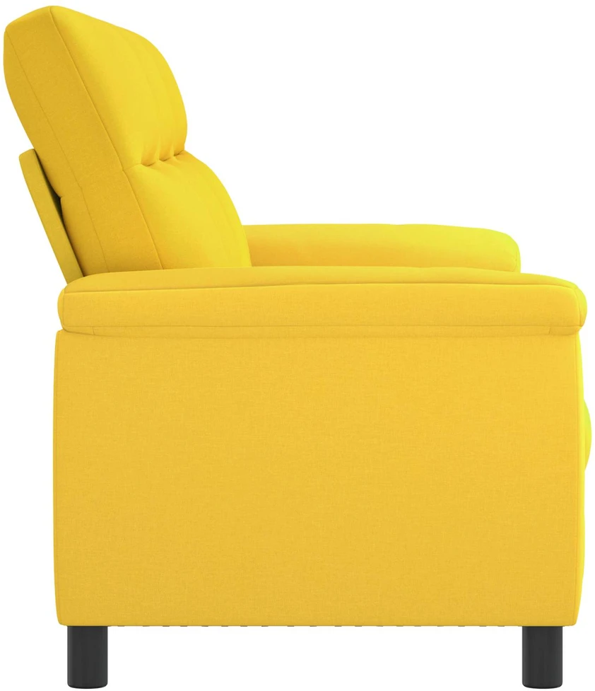 Sofa Šviesi geltona 214 x 90 x 95 cm Audinys