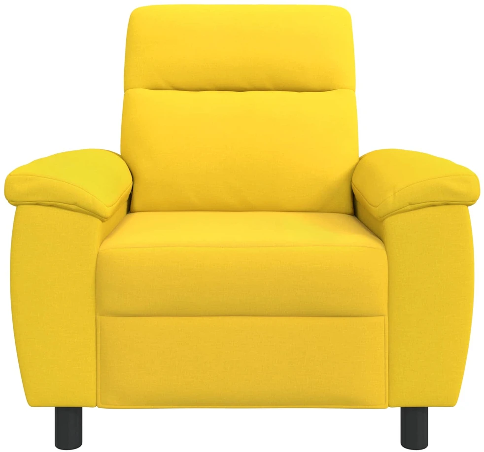 Sofa Šviesi geltona 95 x 90 x 95 cm Audinys