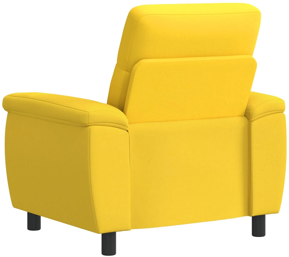 Sofa Šviesi geltona 95 x 90 x 95 cm Audinys