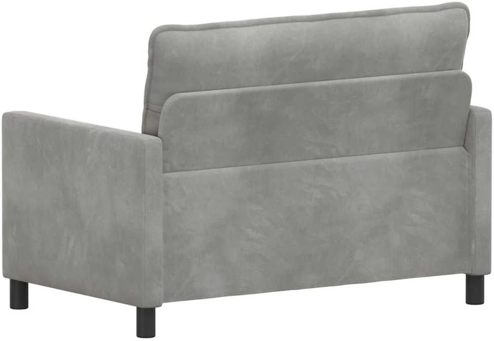 Sofa Šviesiai pilka 126 x 81 x 87,5 cm Aksomas