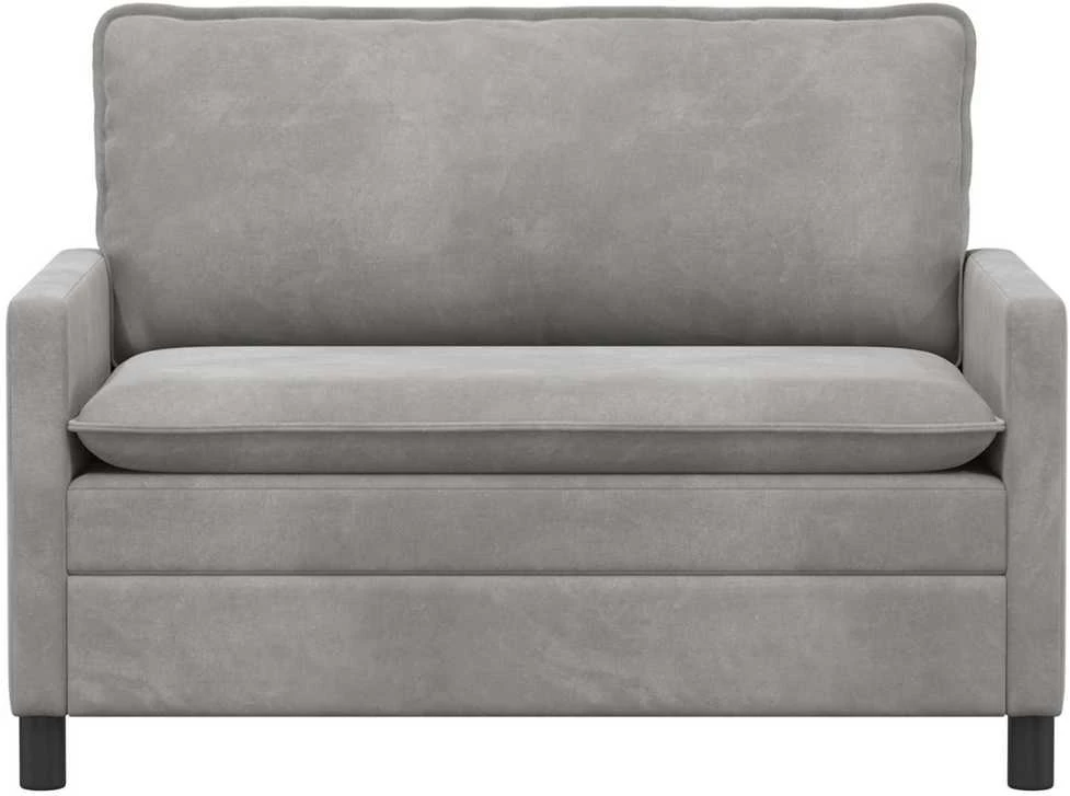 Sofa Šviesiai pilka 126 x 81 x 87,5 cm Aksomas