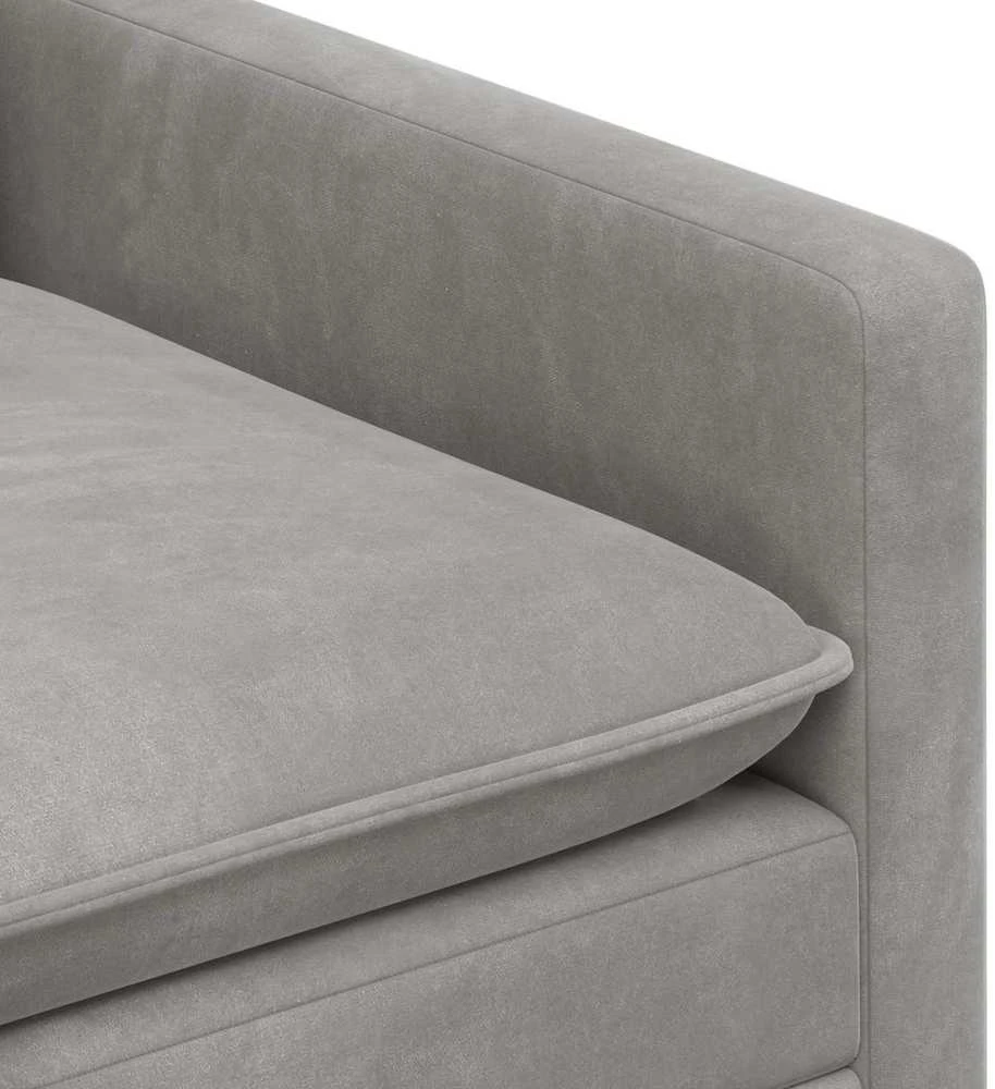 Sofa Šviesiai pilka 126 x 81 x 87,5 cm Aksomas