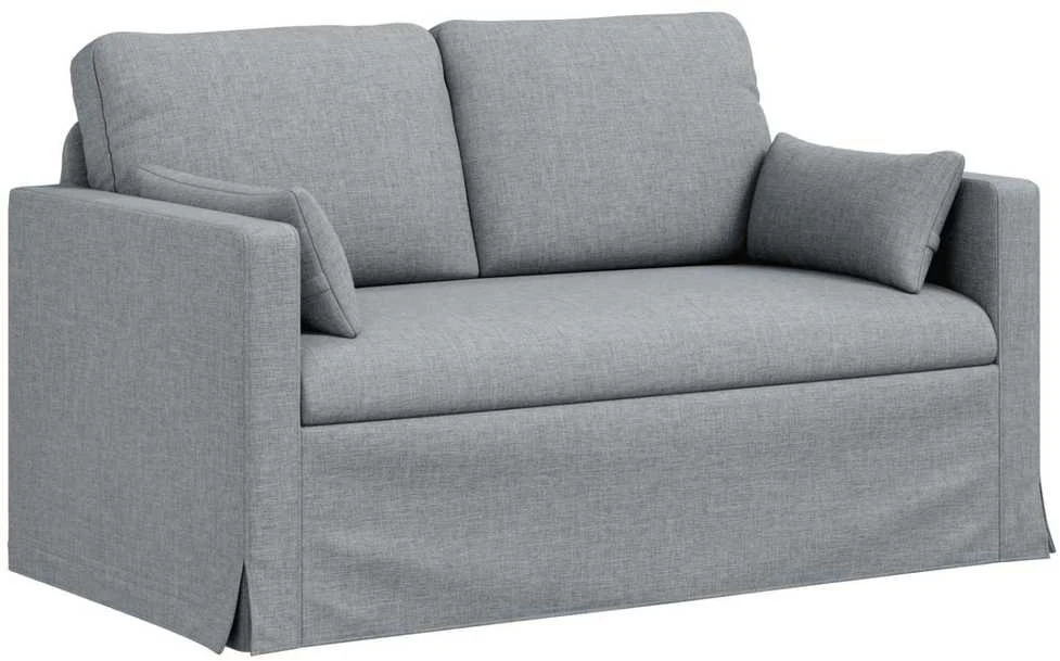 Sofa Šviesiai pilka 138 x 78 x 80 cm Metalas