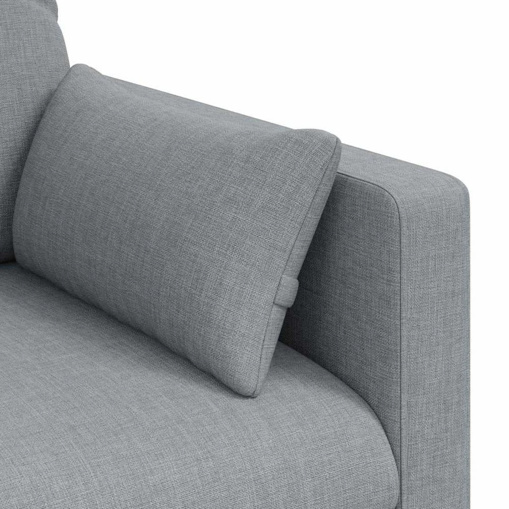 Sofa Šviesiai pilka 138 x 78 x 80 cm Metalas