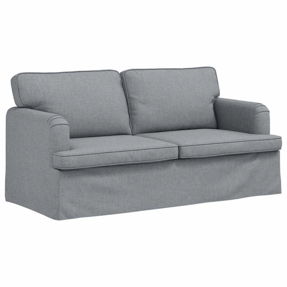 Sofa Šviesiai pilka 142 x 80 x 85 cm Metalas