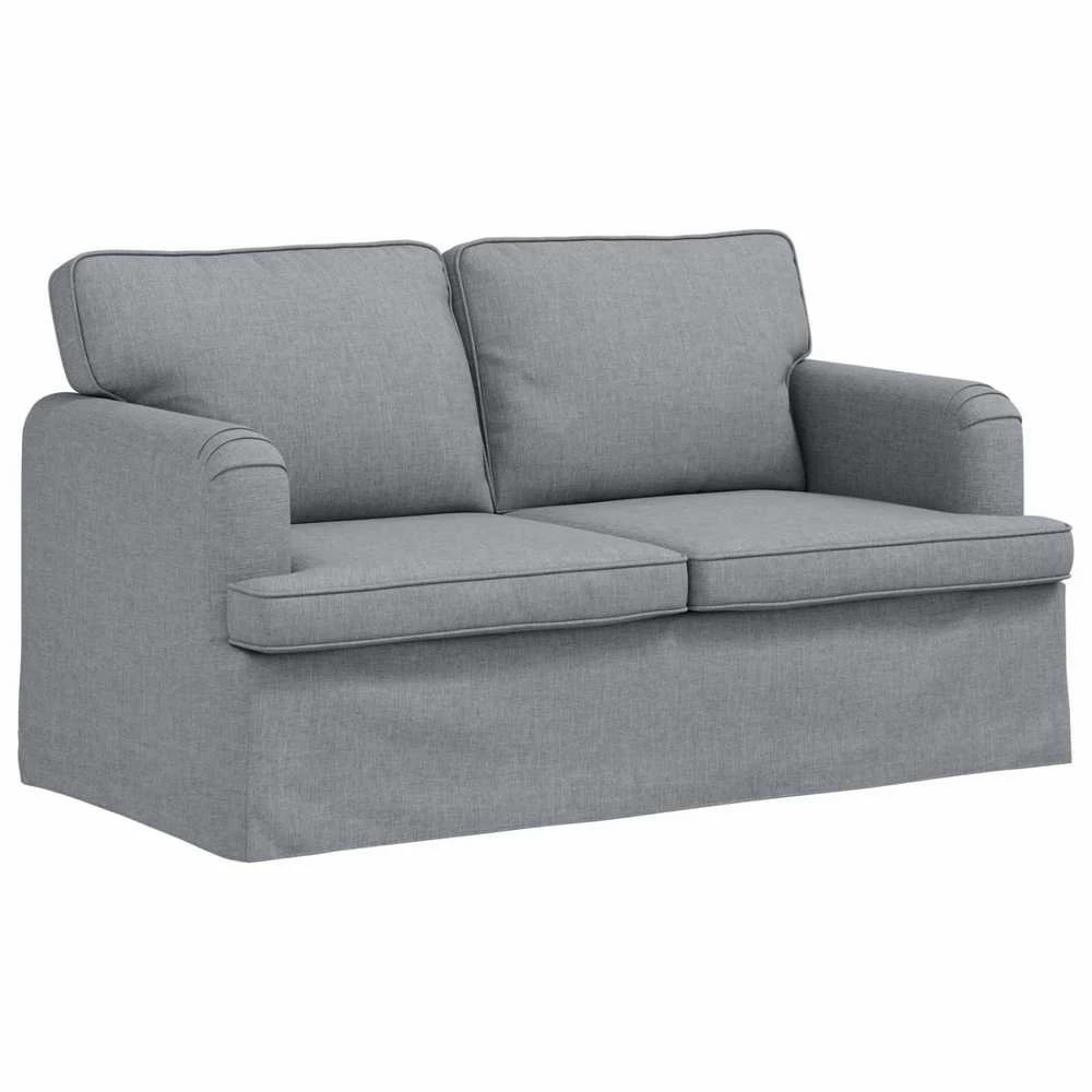 Sofa Šviesiai pilka 142 x 80 x 85 cm Metalas