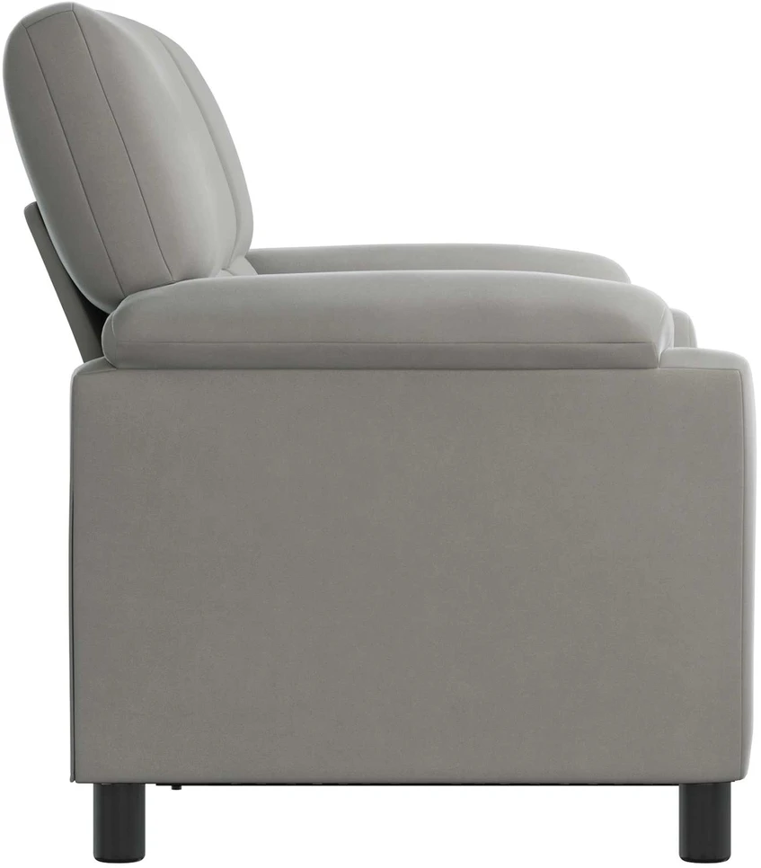 Sofa Šviesiai pilka 154 x 85 x 93 cm Aksomas