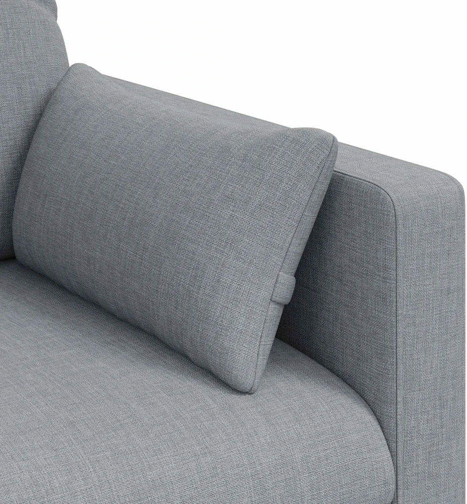 Sofa Šviesiai pilka 158 x 78 x 80 cm Metalas