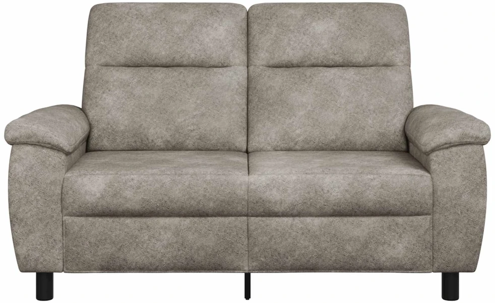 Sofa Šviesiai pilka 158 x 90 x 95 cm Dirbtinė suedė oda