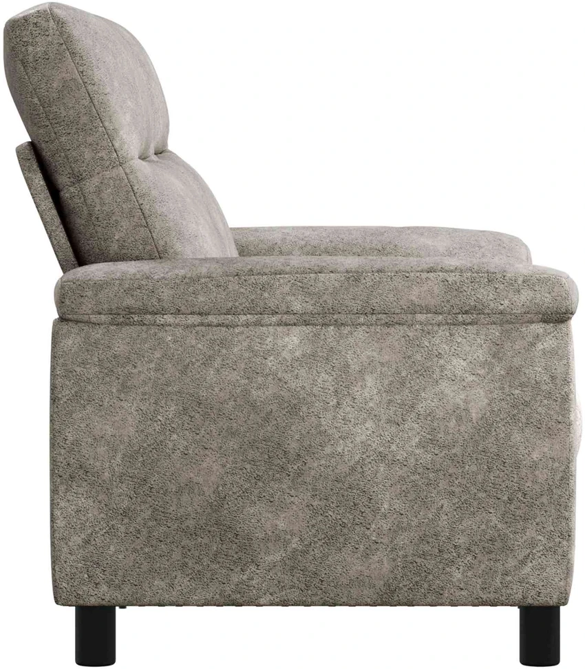 Sofa Šviesiai pilka 158 x 90 x 95 cm Dirbtinė suedė oda