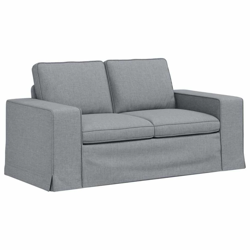 Sofa Šviesiai pilka 162 x 80 x 82 cm Metalas