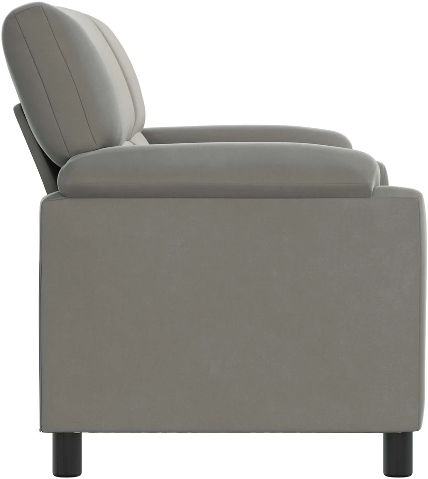 Sofa Šviesiai pilka 174 x 85 x 93 cm Aksomas