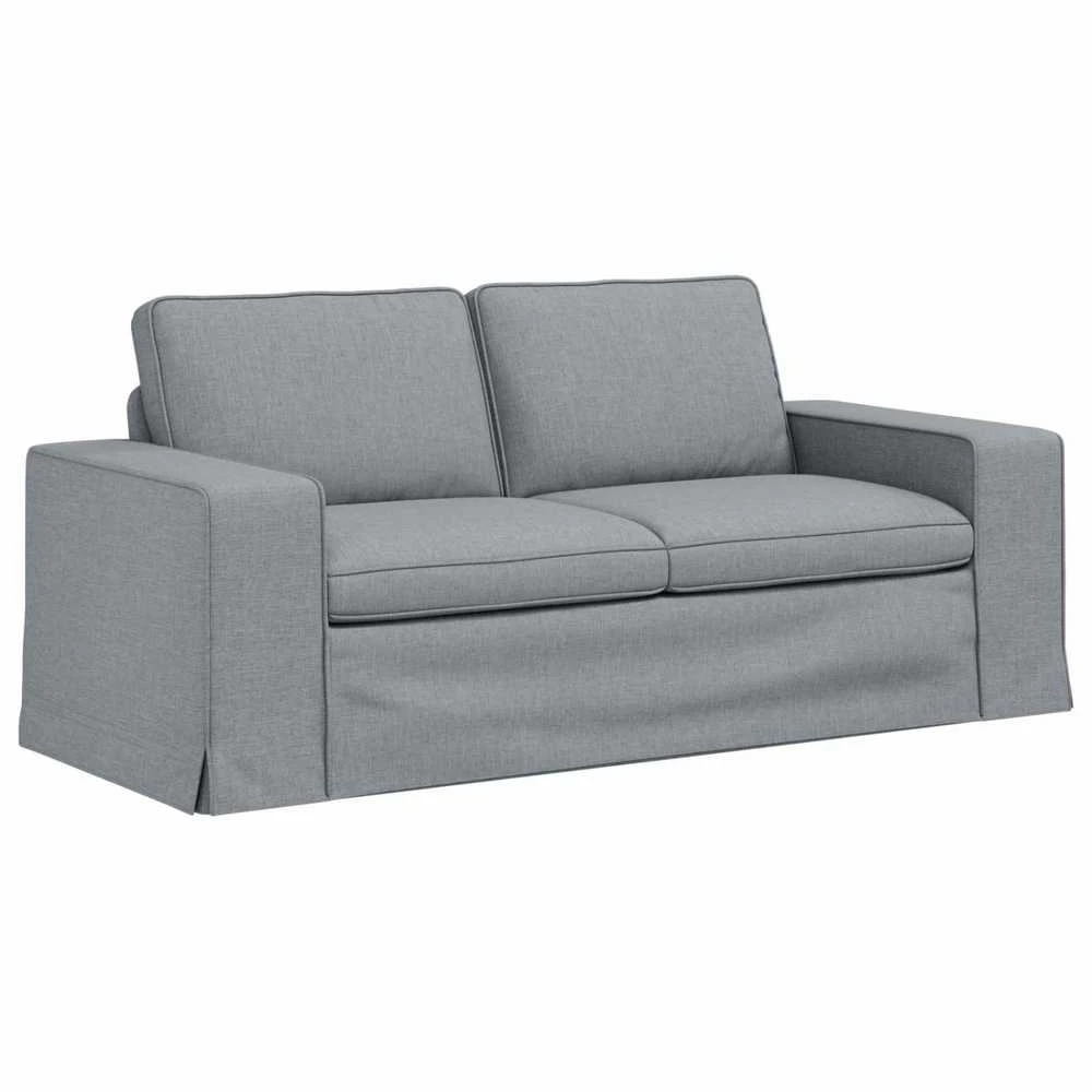Sofa Šviesiai pilka 182 x 80 x 82 cm Metalas
