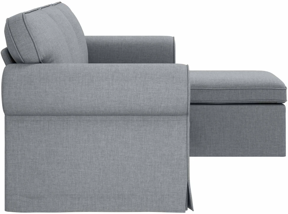 Sofa Šviesiai pilka 195 x 138 x 80 cm audinys