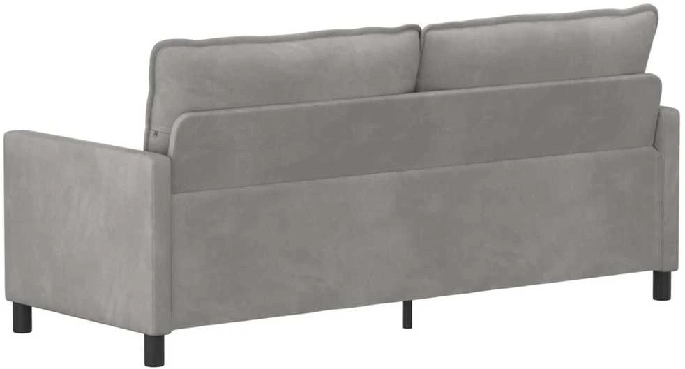 Sofa Šviesiai pilka 196 x 81 x 87,5 cm Aksomas