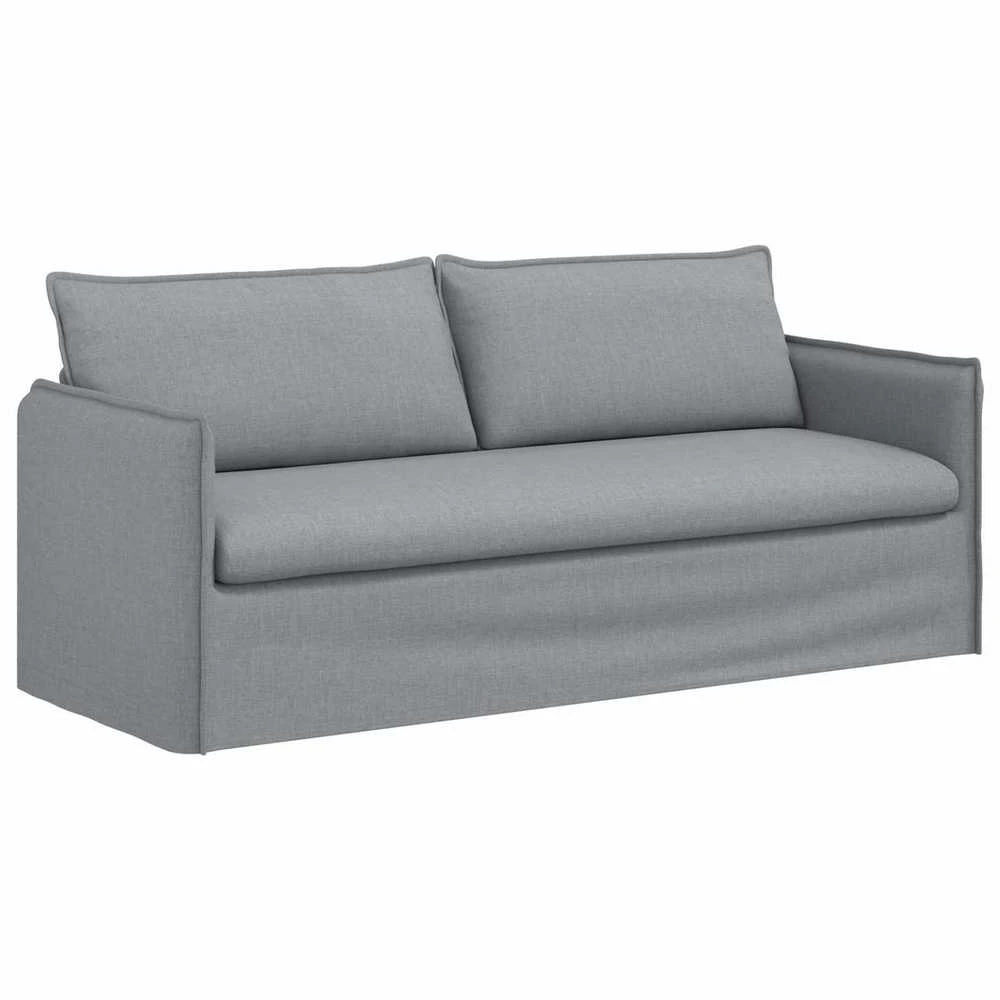 Sofa Šviesiai pilka 195 x 82 x 85 cm Metalas