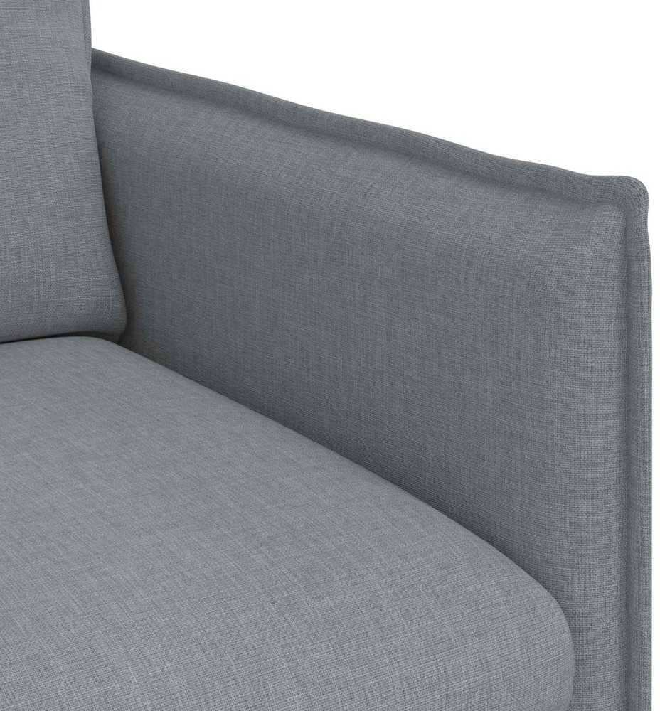 Sofa Šviesiai pilka 195 x 82 x 85 cm Metalas