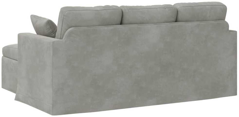 Sofa Šviesiai pilka 178 x 134 x 80 cm Aksomas