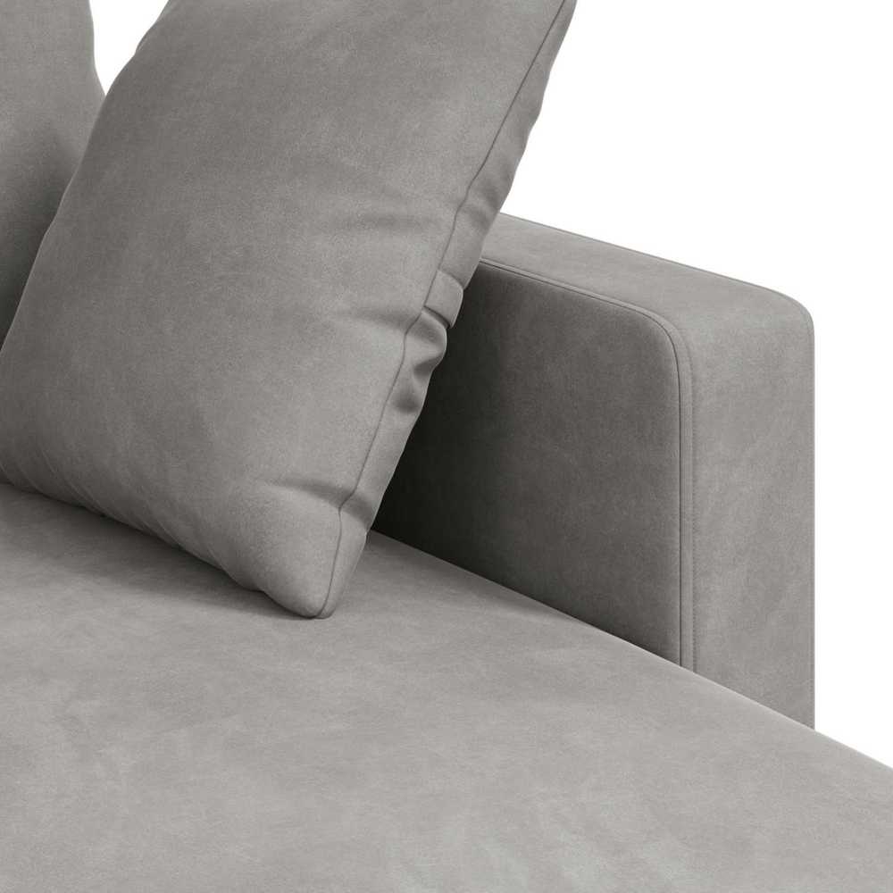 Sofa Šviesiai pilka 178 x 134 x 80 cm Aksomas